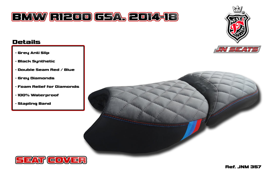 BMW R1200GS Adventure 2014-2018 JN-Europe Seat Cover Anti-Slip New JNM357