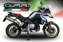 Load image into Gallery viewer, BMW F850GS /ADV 2018-2019 GPR Exhaust SlipOn Silencer Satinox Road Legal Muffler