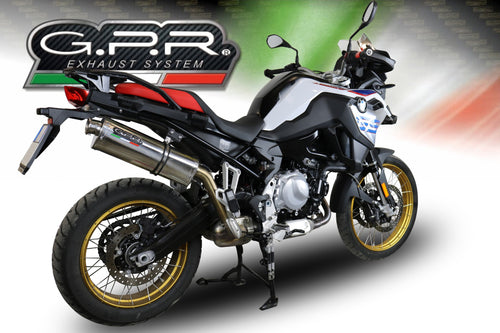 BMW F850GS /ADV 2018-2019 GPR Exhaust SlipOn Silencer Trioval Road Legal Muffler