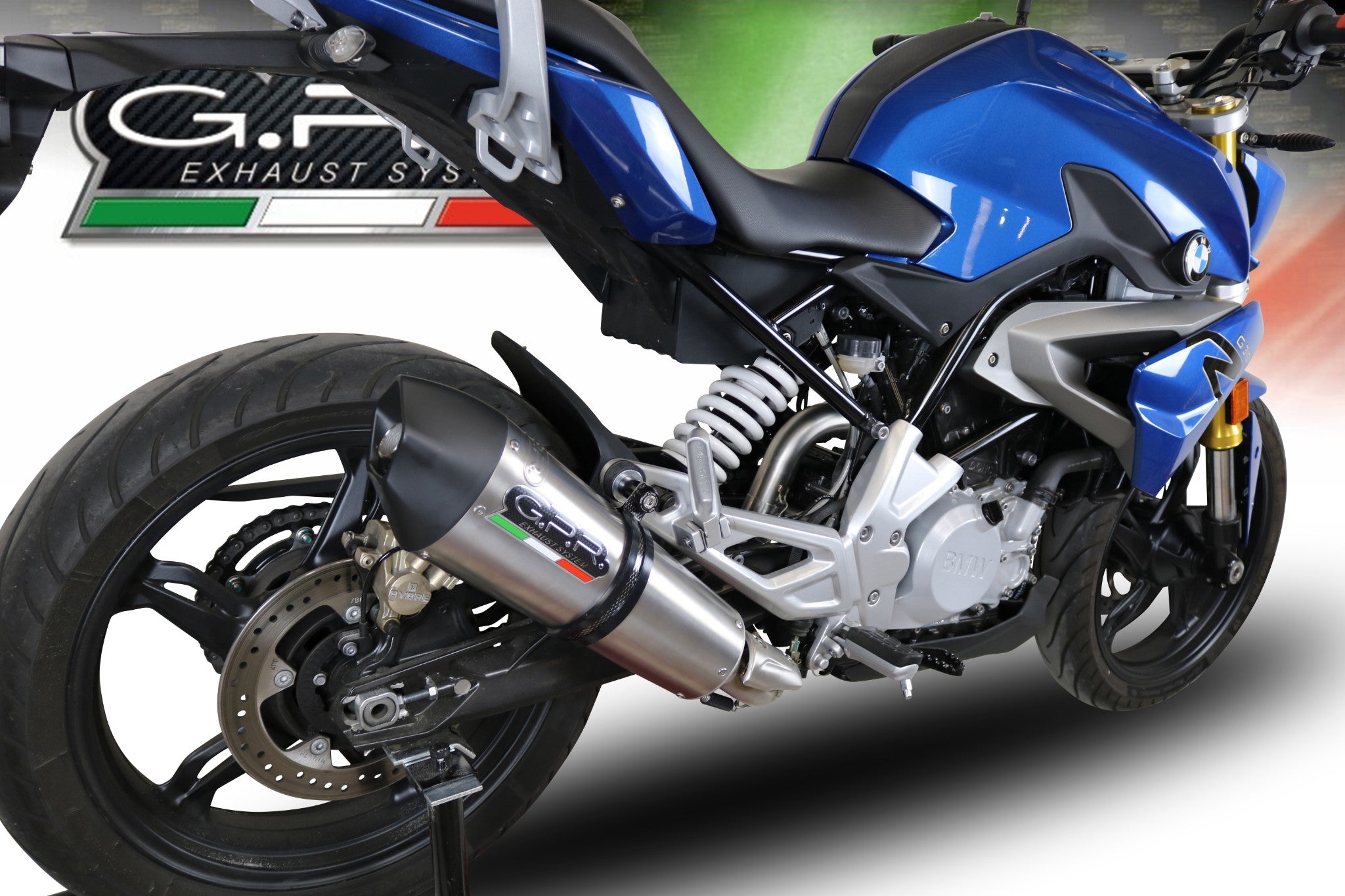 BMW G310R G310GS 2017 2018 GPR Exhaust Full System With GPE Ti Silence Euro Motards
