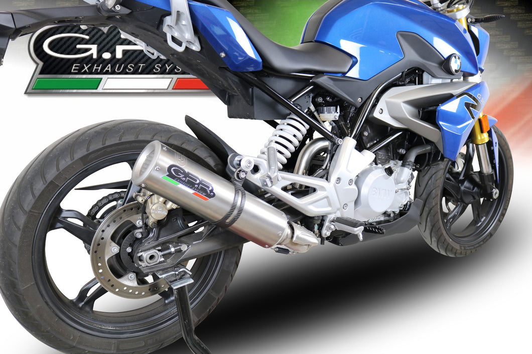 BMW G310 R/GS 2017-2018 GPR Exhaust Full System With M3 Titanium Moto3 Silencer