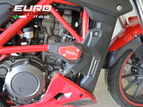 Benelli BN 251 2014-2019 RD Moto Crash Frame Sliders Protectors Black BN4S-SL01K