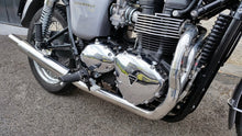 Load image into Gallery viewer, MassMoto Exhaust Full System 2in1 Bottiglia Triumph Scrambler
