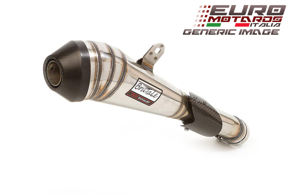 Kawasaki Z1000 / Z1000SX 2014-16 Endy Exhaust Brutale Carbon Cap DUAL Silencers