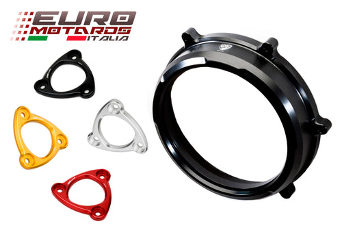 CNC Racing Clear Clutch Cover & Spring Retainer B For Ducati Panigale 959 - 1299