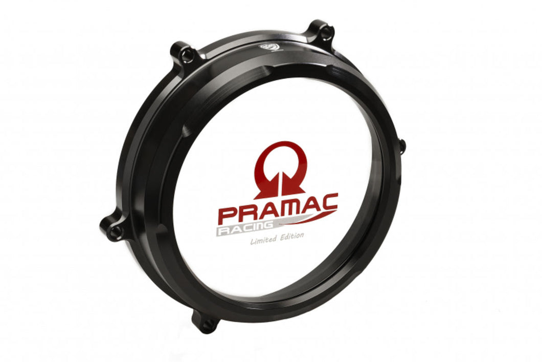 CNC Racing Clear Clutch Cover Oil Bath Pramac LE For Ducati Panigale 955 1199
