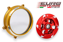 Load image into Gallery viewer, CNC Racing Clear Clutch Cover + Pressure Plate For Ducati Panigale 959 1199 955