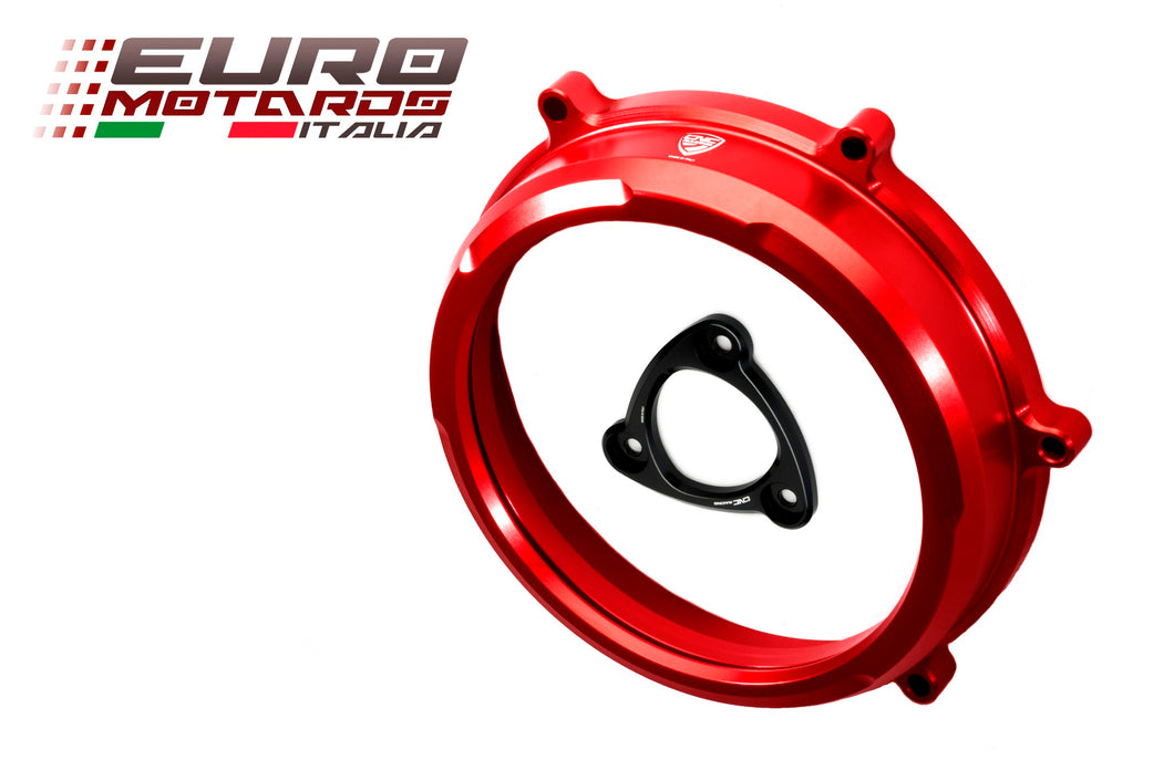 CNC Racing Clear Clutch Cover & Spring Retainer R For Ducati Panigale 959 - 1299