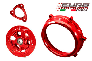 CNC Racing Clutch Cover+Spring Retainer+Pressure Plate R For Ducati Panigale 959