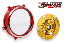 Load image into Gallery viewer, CNC Racing Clear Clutch Cover + Pressure Plate For Ducati Panigale 959 1199 955