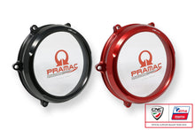Load image into Gallery viewer, CNC Racing Clear Clutch Cover Oil Bath Pramac Lim Ed. For Ducati Panigale V4 /S