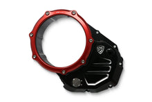 Load image into Gallery viewer, CNC Racing Clear Clutch Cover Oil Bath 12 BiColor For Ducati Streetfighter 848
