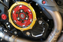 Load image into Gallery viewer, CNC Racing Clear Clutch Cover Oil Bath 12 BiColor For Ducati Hypermotard 796 New