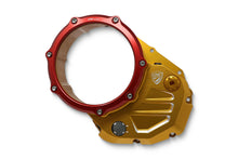 Load image into Gallery viewer, CNC Racing Clear Clutch Cover Oil Bath 12 BiColor For Ducati Hypermotard 796 New