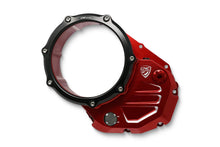Load image into Gallery viewer, CNC Racing Clear Clutch Cover Oil Bath 12 BiColor For Ducati Hypermotard 796 New