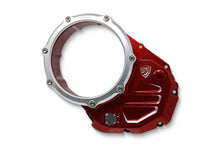 Load image into Gallery viewer, CNC Racing Clear Clutch Cover BiColor For Ducati Monster 696 796 SBK 848 2008-14