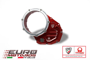 CNC Racing Clear Clutch Cover Pramac Limited Ed For Ducati Monster /S 1200 14-21