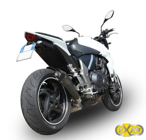 Honda CB 1000 2008-2016 EXAN X-Black Evo Exhaust Slip-On Silencer Carbon Cap New
