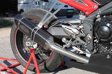 Load image into Gallery viewer, Honda CB650F CB 650 F Exan Exhaust Full System 4to1 OVAL X-BLACK Silencer New