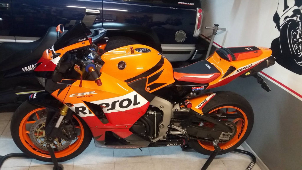 Honda CBR600RR 2007-2017 Tappezzeria Italia Seat Cover Anti-Slip Repsol New