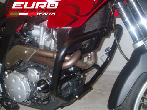 Aprilia Pegaso 650 Trail Strada RD Moto Crash Bars Protectors Black New CF21KD