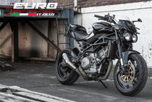 Load image into Gallery viewer, MassMoto Exhaust Mid System Tromb Titanium Curve New Moto Morini Corsaro 2in1