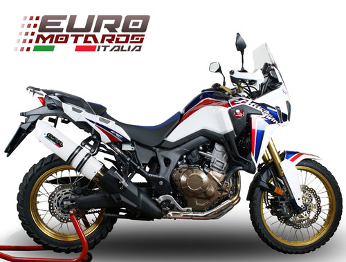 Honda CRF 1000 L Africa Twin 2015-2017 GPR Exhaust Silencer Albus White New