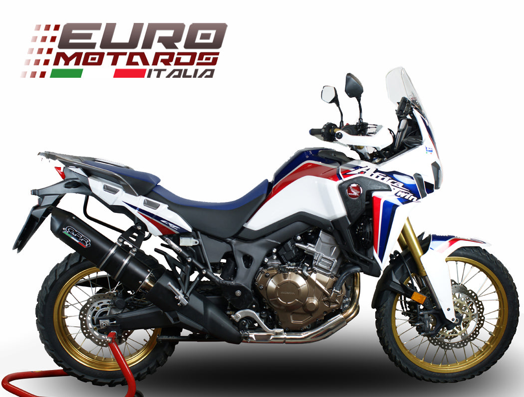 Honda CRF 1000 L Africa Twin 2015-2017 GPR Exhaust Silencer Furore Nero New
