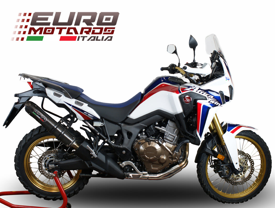 Honda CRF 1000 L Africa Twin 2015-17 GPR Exhaust Silencer Pandemonium Carbon New