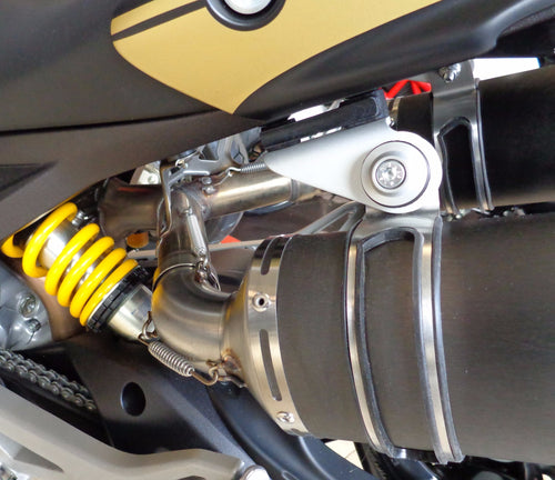 Ducati Monster 696 796 1100 Exan Exhaust Silencers Ducal x2 OVAL X-BLACK New