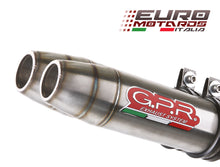 Load image into Gallery viewer, Aprilia Dorsoduro 900 2017-2018 GPR Exhaust Dual SlipOn Silencers Deeptone New