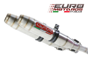 Aprilia Dorsoduro 900 2017-2018 GPR Exhaust Dual SlipOn Silencers Deeptone New