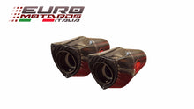 Load image into Gallery viewer, MassMoto Exhaust Slip-On Dual Silencers Oval Full Carbon KTM 950 990 Adventure