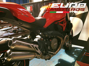 Ducati Monster 1200 Silmotor Exhaust Slipon Muffler Silencer Double Megaphone