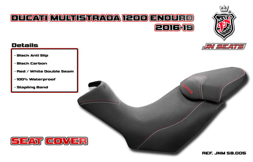 Ducati Multistrada Enduro 1200 2016-2019 JN-Europe Seat Cover Anti-Slip S9.005