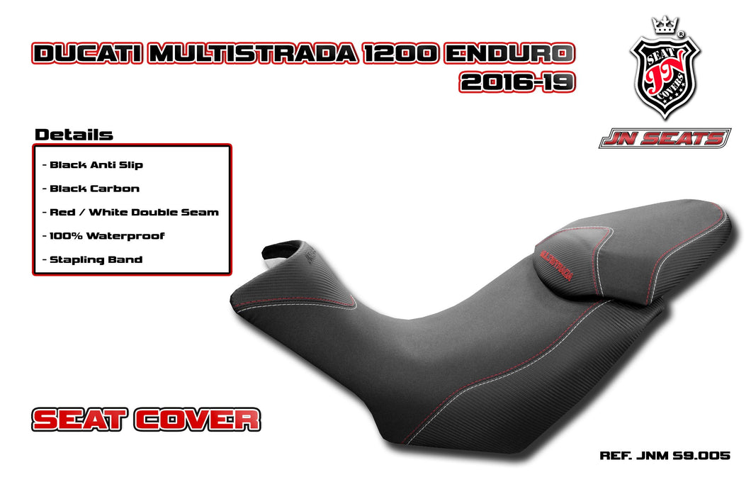 Ducati Multistrada Enduro 1200 2016-2019 JN-Europe Seat Cover Anti-Slip S9.005