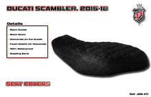 Load image into Gallery viewer, Ducati Scrambler 2015-2018 JN-Europe Seat Cover Diamond Suede New JNM471