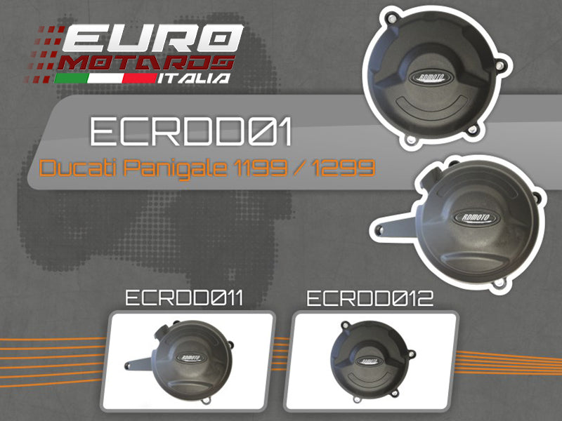 Ducati Panigale 1299 2016 RD Moto Set Engine Cover Protectors New #ECRDD01