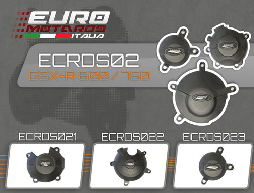 Suzuki GSXR 600/750 2011-2016 RD Moto Set Engine Cover Protectors New #ECRDS02