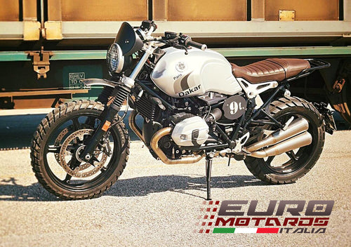 BMW R Nine T Scrambler 2016-2017 Silmotor Exhaust Dual Low Mount Slipon Silencer