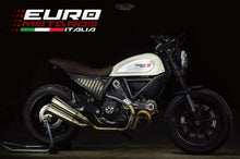 Load image into Gallery viewer, Ducati Scrambler 800 Silmotor Exhaust Slipon Silencers Double Megaphone New