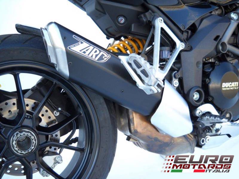 Ducati Multistrada 1200 Zard Exhaust Full System With Black Alu Silencer +3HP