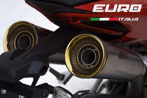 Ducati Panigale 959 Dual Seat Zard Exhaust Full System Racing Titanium Silencers
