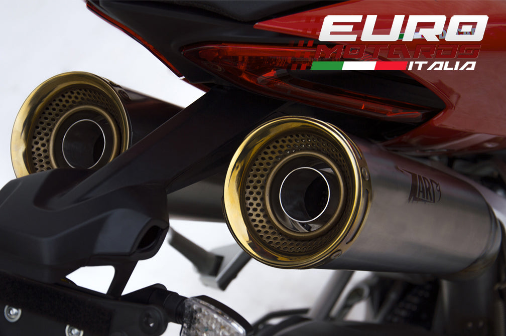 Ducati Panigale 959 Dual Seat Zard Exhaust Full System Racing Titanium Silencers
