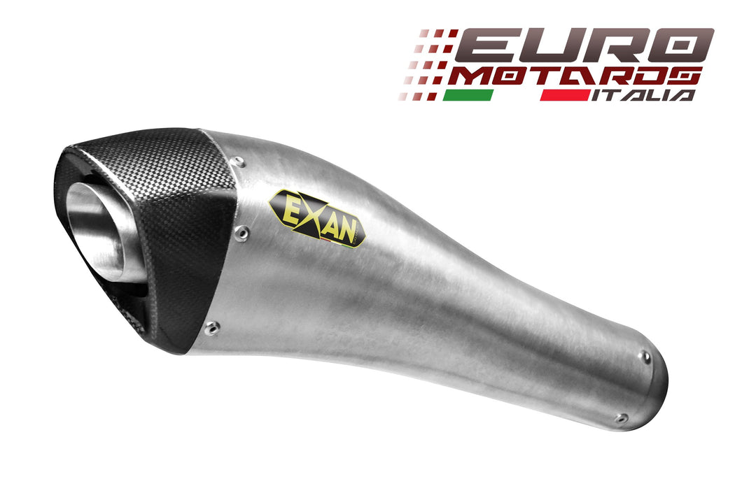 Ducati Hypermotard 1100 07-12 EXAN X-Black Evo Inox Exhaust Silencer Carbon Cap