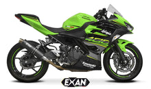 Load image into Gallery viewer, Kawasaki Ninja 400 2018-2019 Exan Exhaust Silencer X-GP Carbon/Titanium/Black