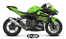 Load image into Gallery viewer, Kawasaki Ninja 400 2018-2019 Exan Exhaust Silencer X-GP Carbon/Titanium/Black