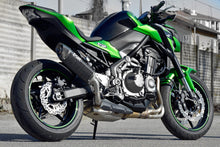 Load image into Gallery viewer, Kawasaki Z900 Exan Exhaust Silencer OVAL X-BLACK Titanium/Carbon New