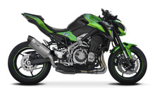 Load image into Gallery viewer, Kawasaki Z900 Exan Exhaust Silencer OVAL X-BLACK Titanium/Carbon New