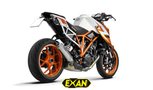 Load image into Gallery viewer, KTM Superduke 1290 Exan Exhaust Silencer X-GP Carbon/Titanium/Black New